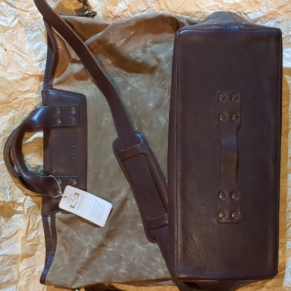 Mission Mercantile HERITAGE WAXED CANVAS ORIGINAL ICE BLOCK TOTE BAG